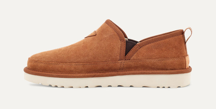 Ugg Suede Fur-Lined Romeo Ascot Loafer Slippers Men’s
