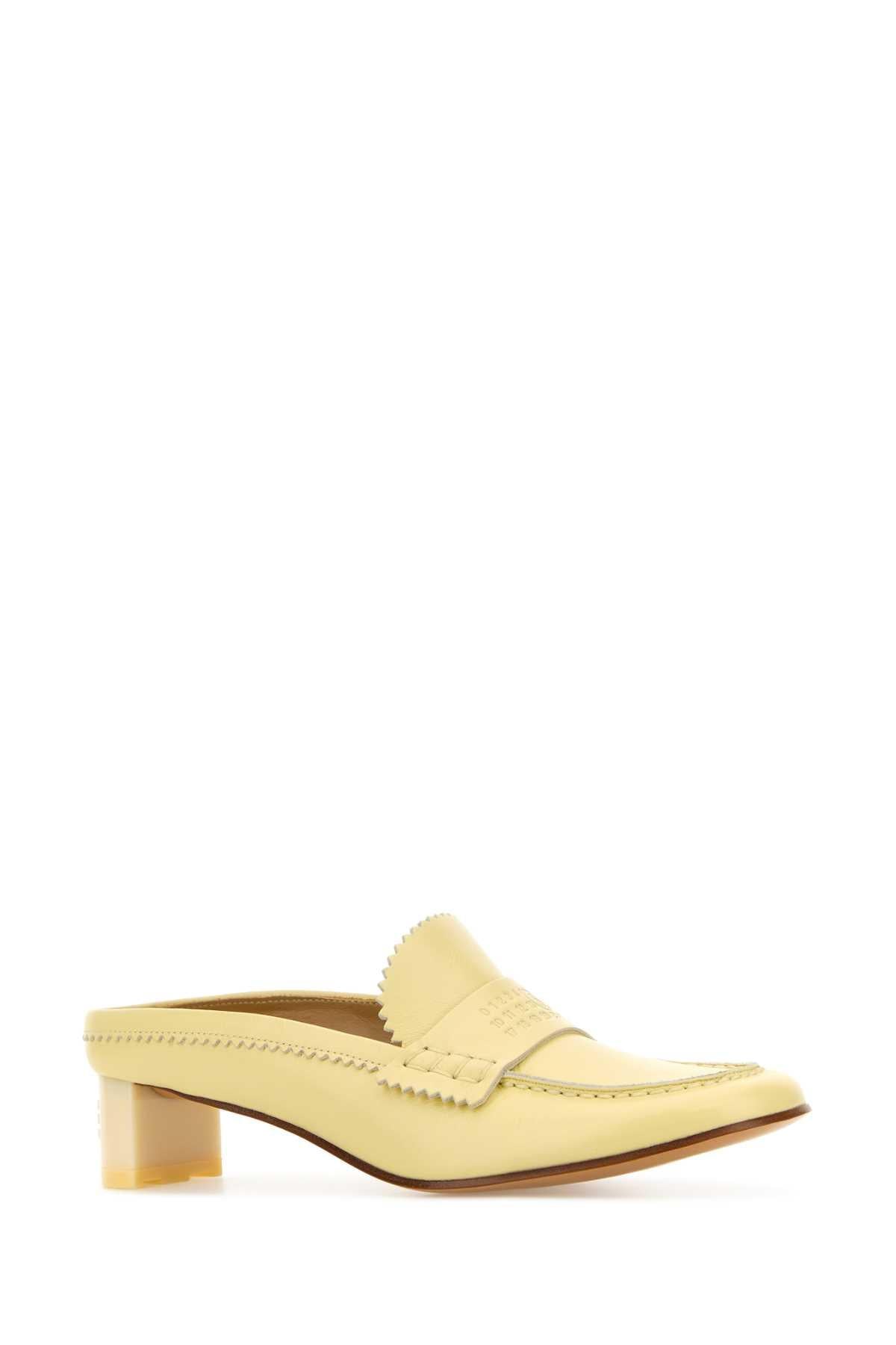 Maison Margiela Leather Mules Slide Sandals Black Women’s