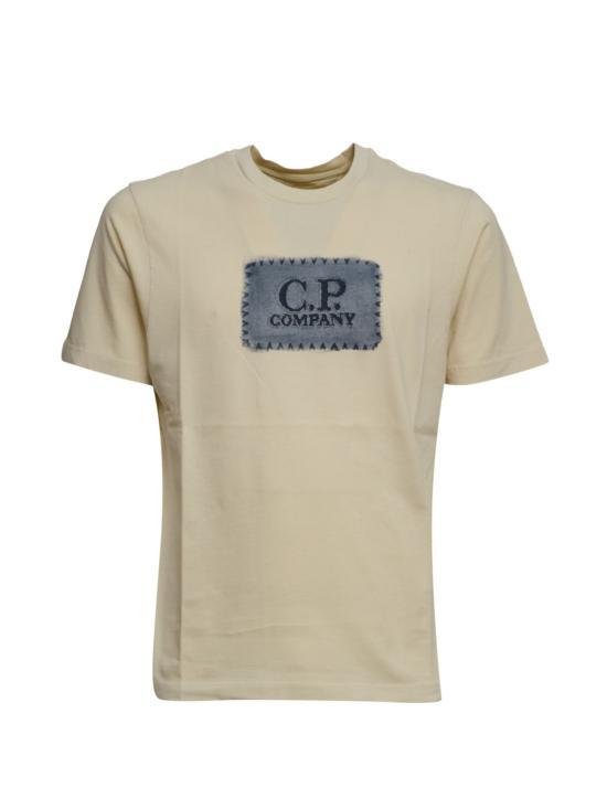 CP Company Short Sleeve T-Shirt for Men 20CMTS294A 005431G 114 FROZEN DEW DOM
