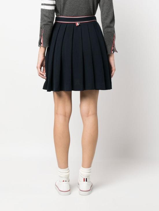 THOM BROWNE Midi Skirt FJK091A F0302 415 NAVY DOM