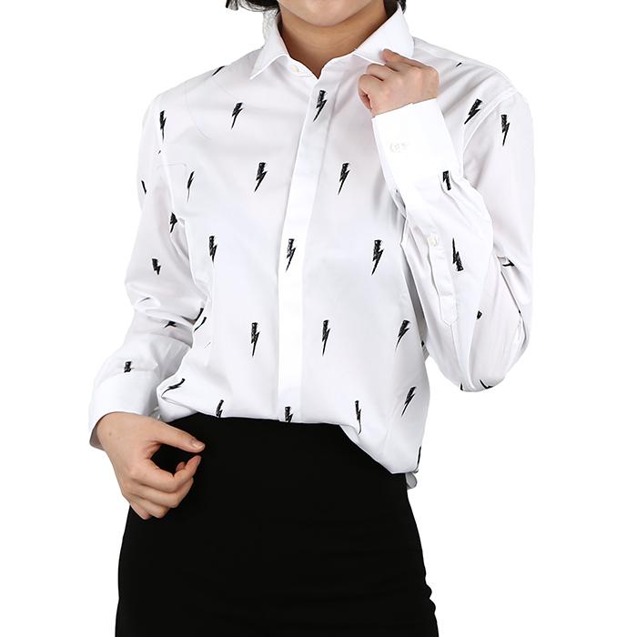 Neil Barrett Women’s Lightning Print Shirt