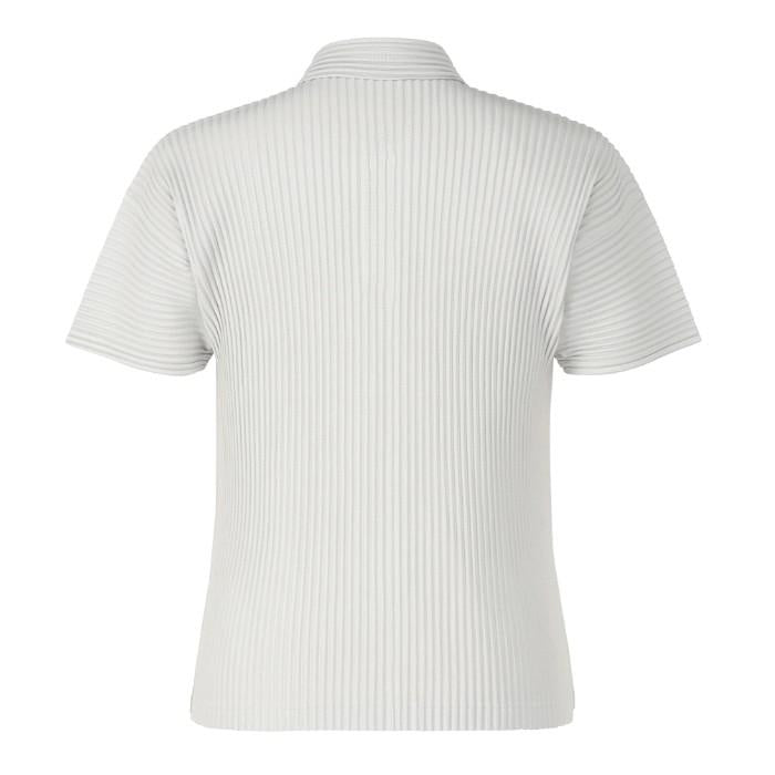 Issey Miyake Homme Plisse Pleated Basic Collared T-Shirt JM330