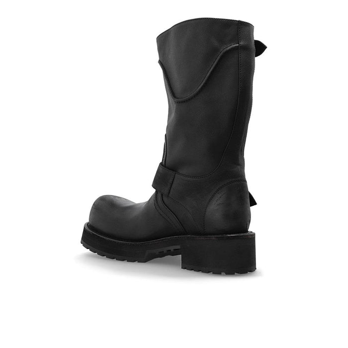BALENCIAGA Venom Leather Chelsea Boots Black Men