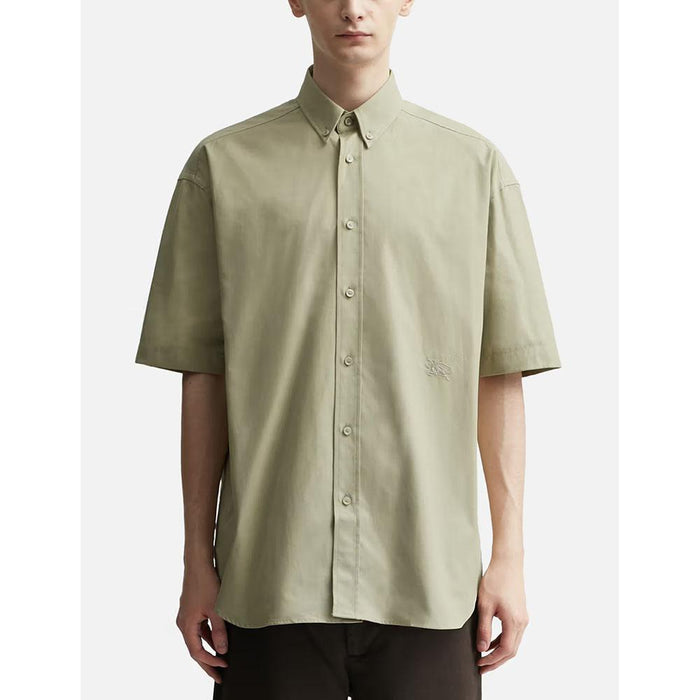 BURBERRY EKD Logo Cotton Short Sleeve Shirt for Men
