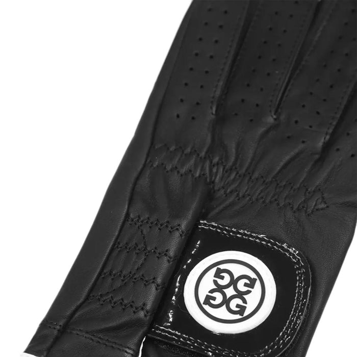 G/FORE Essential Logo Patch Gloves Black Men’s G4MC0G01 OXPT