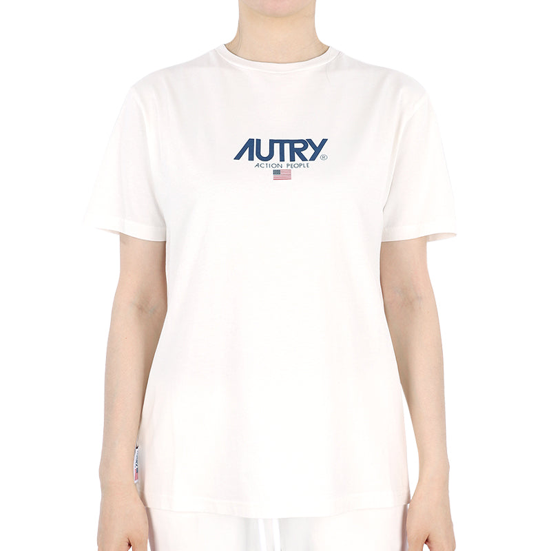 AUTRY Women’s Iconic Logo Short Sleeve T-Shirt White