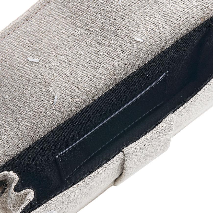 Maison Margiela Beige Leather Crossbody Bag