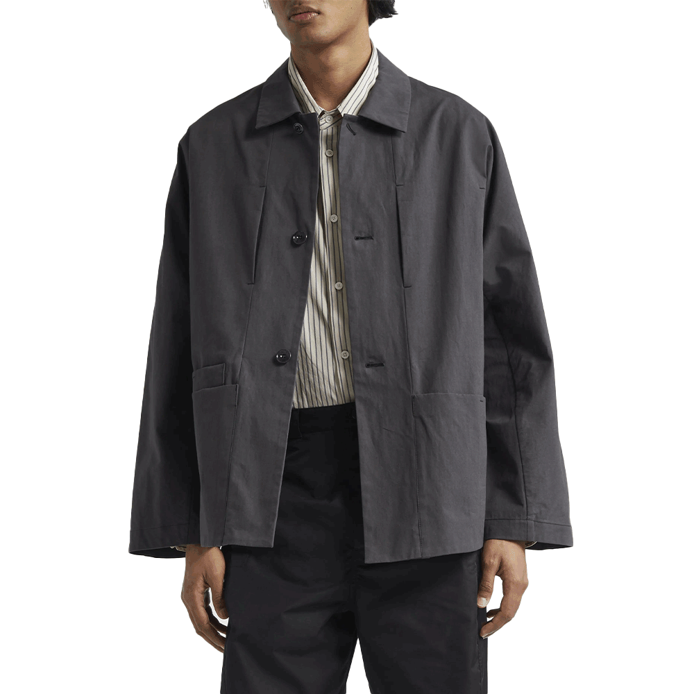 Lemaire Brown Workwear Boxy Fit Men’s Jacket OW1075 LF1220