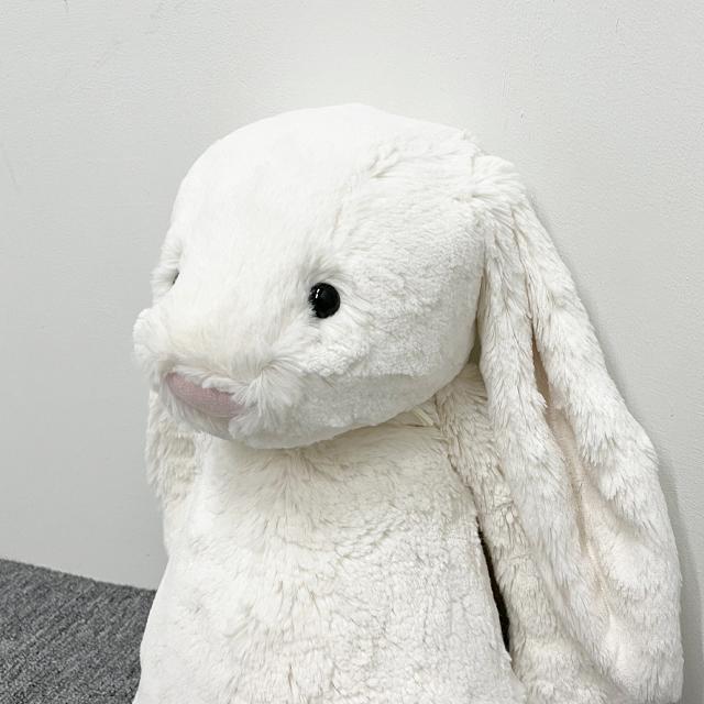 jELLYCAT Bashful Cream Bunny Huge Plush Keyring