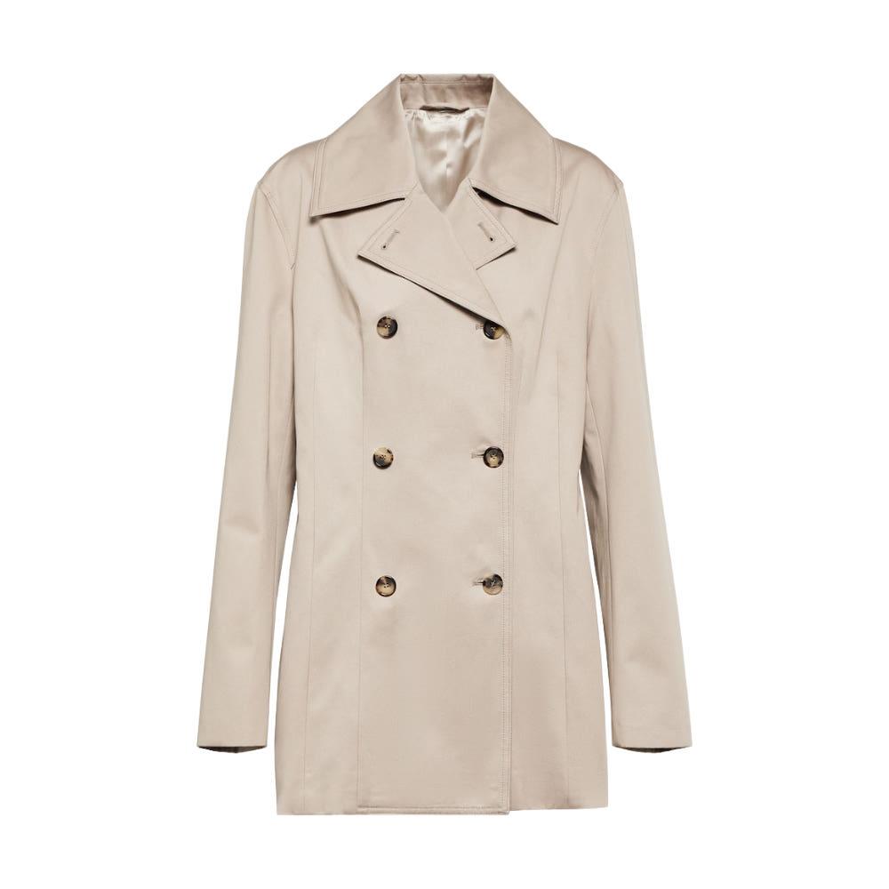 Toteme Organic Cotton Structured Double Waist Trench Jacket Women