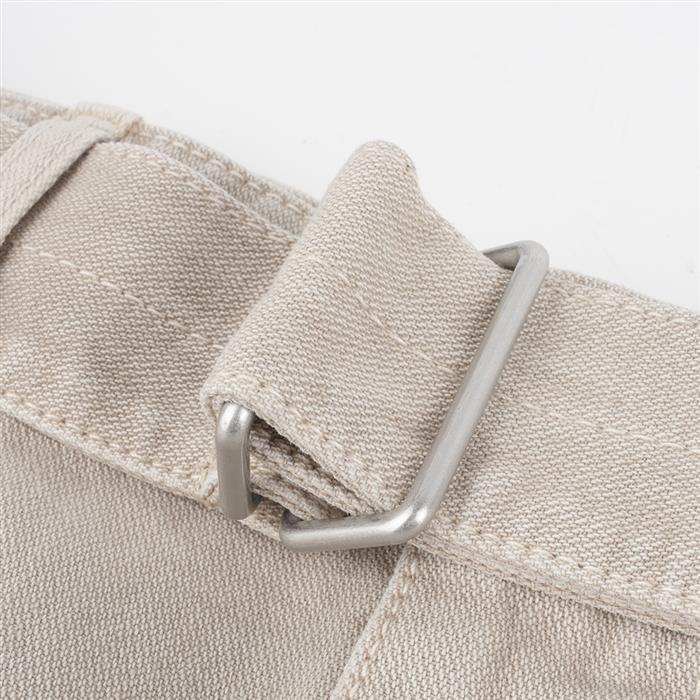 Lemaire Black Broken Twill Twisted Belt Classic Pants