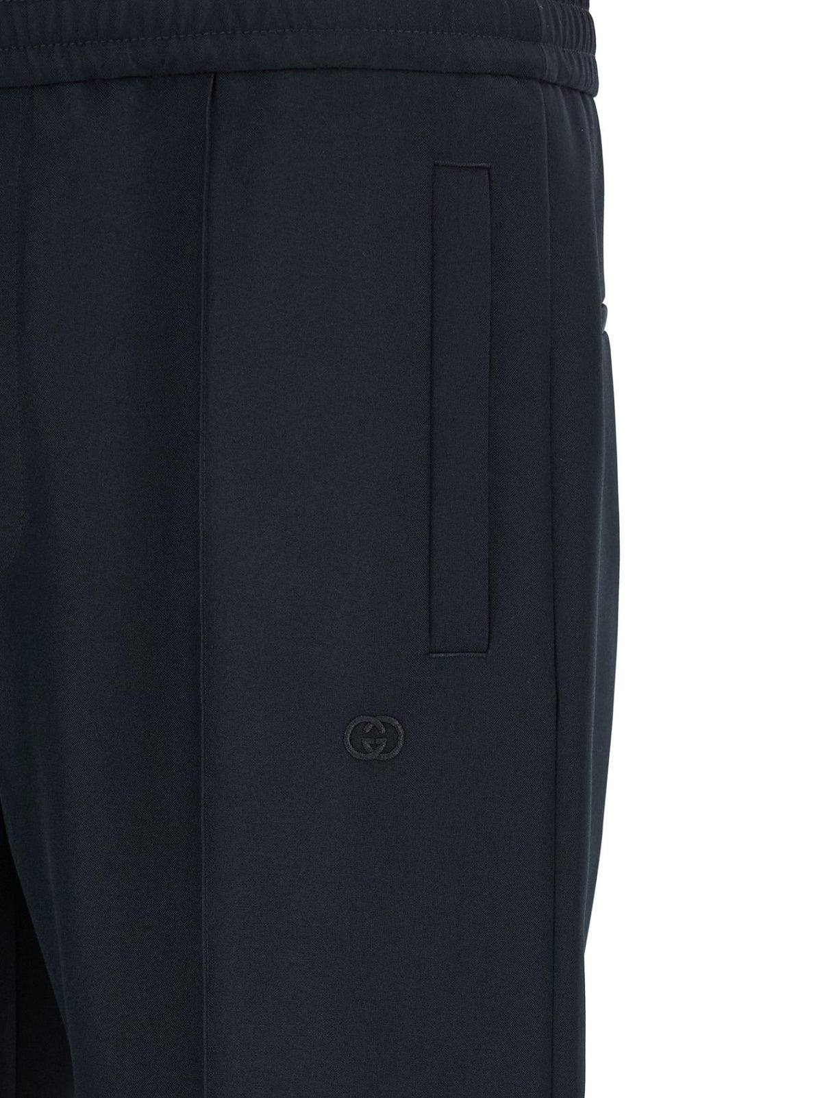 GUCCI Blue Wool Dress Suit Pants