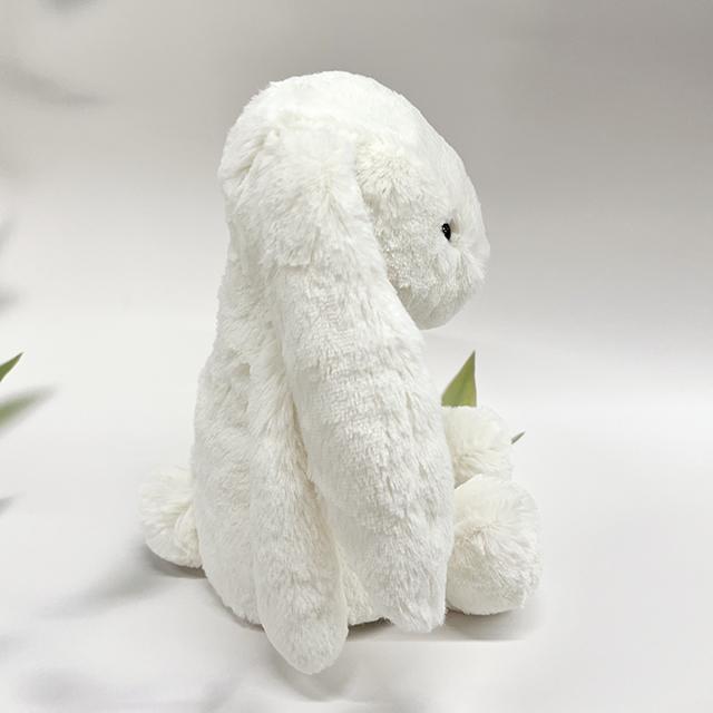 jELLYCAT Bashful Cream Bunny Plush Keyring Accessory