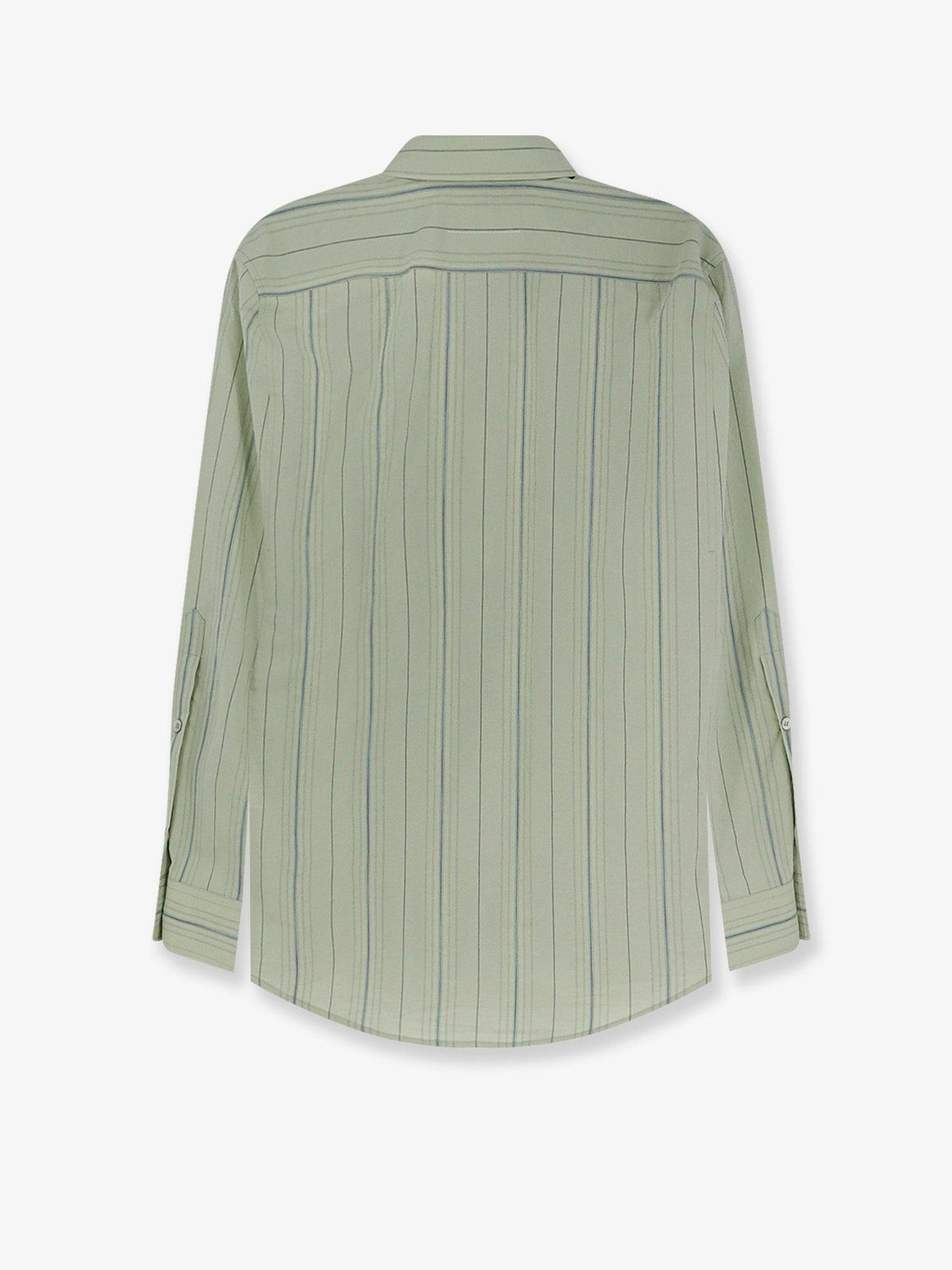 Maison Margiela Long Sleeve Button-Up Shirt Black Cotton