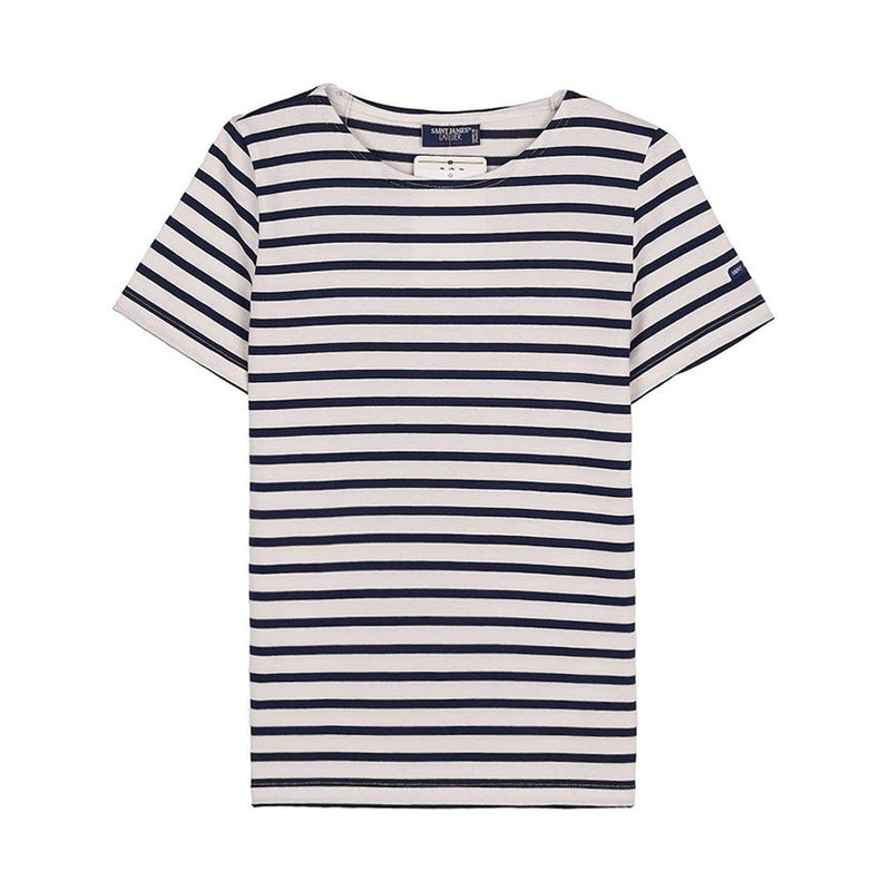 Saint James Ecru/Navy Stripe Etrille II Women’s T-Shirt