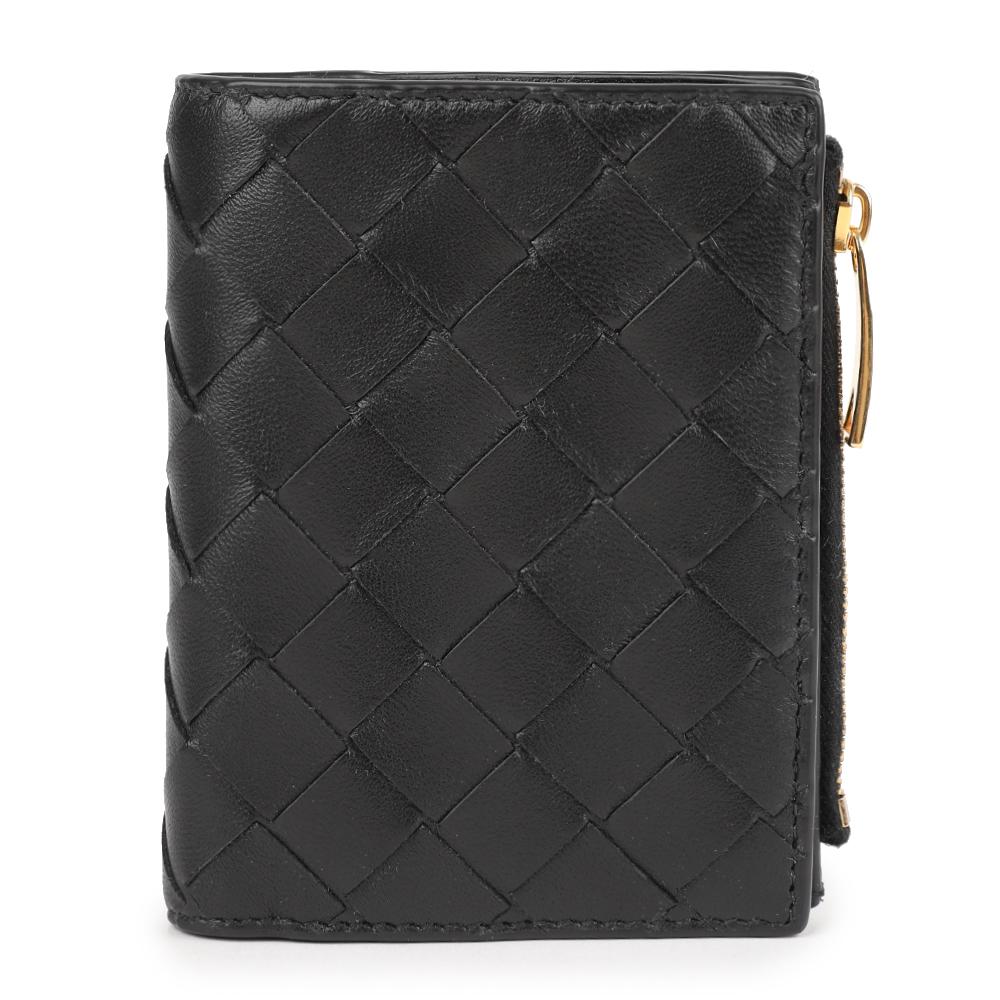 Bottega Veneta Small Intrecciato Fold Wallet Brown Leather 742330 VCPP3 8425