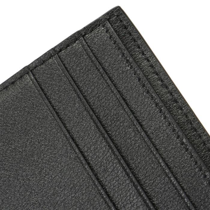 Ferragamo Monogram Bifold Wallet Men’s Leather Black