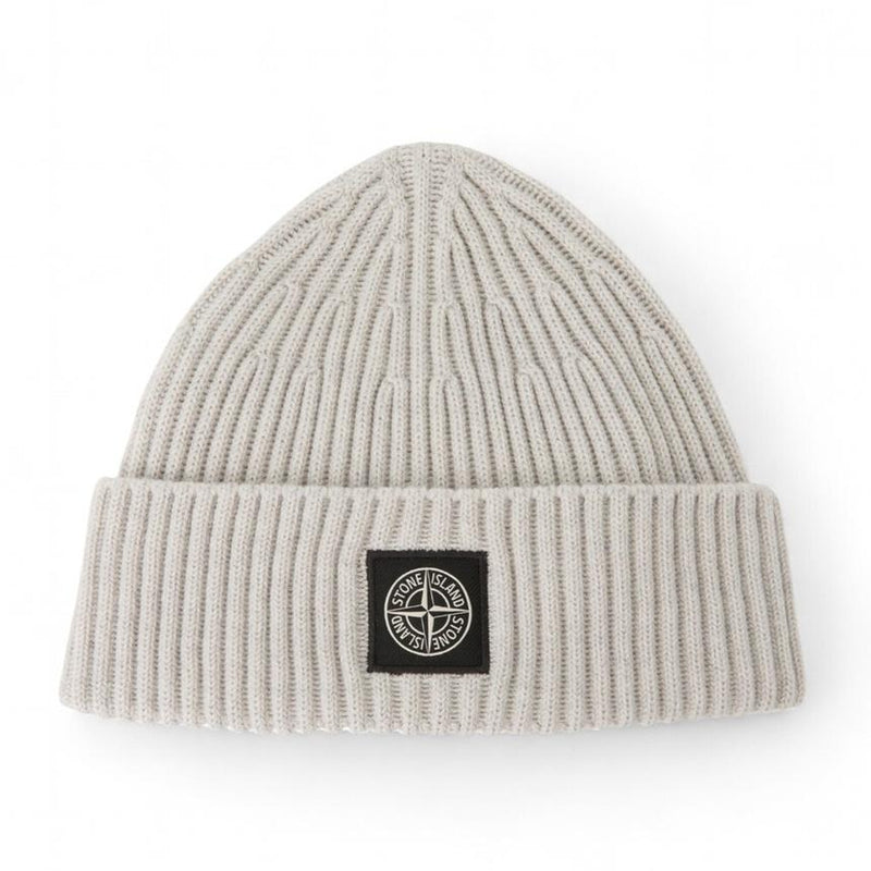 STONE ISLAND Unisex Rib Knit Beanie Hat V0M95 S00C3 Navy
