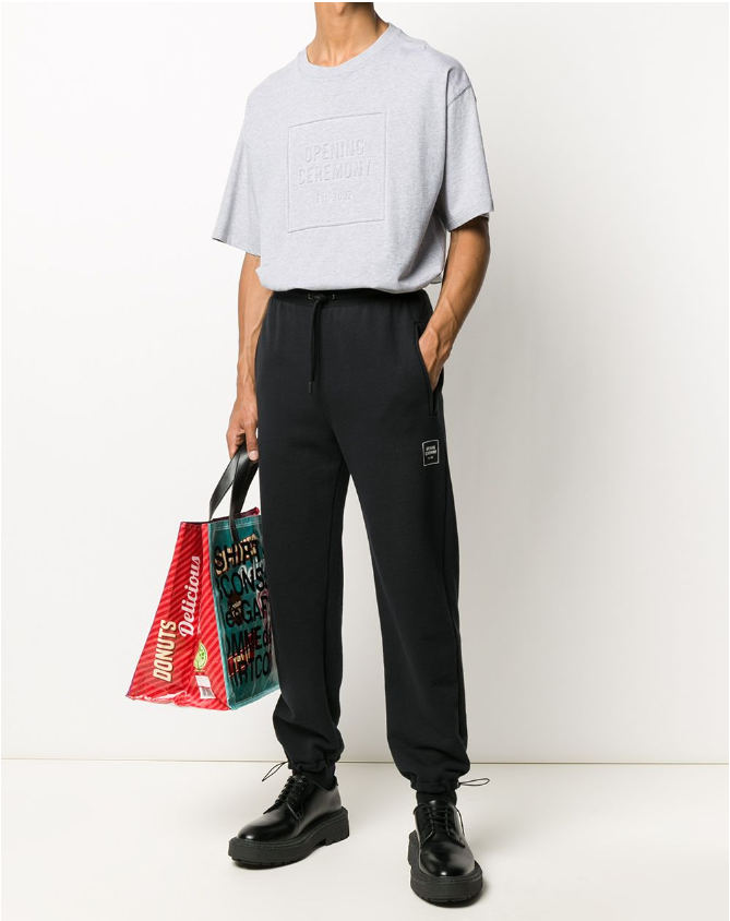 Opening Ceremony Gray Short Sleeve T-Shirt YMAA001 F20JER001