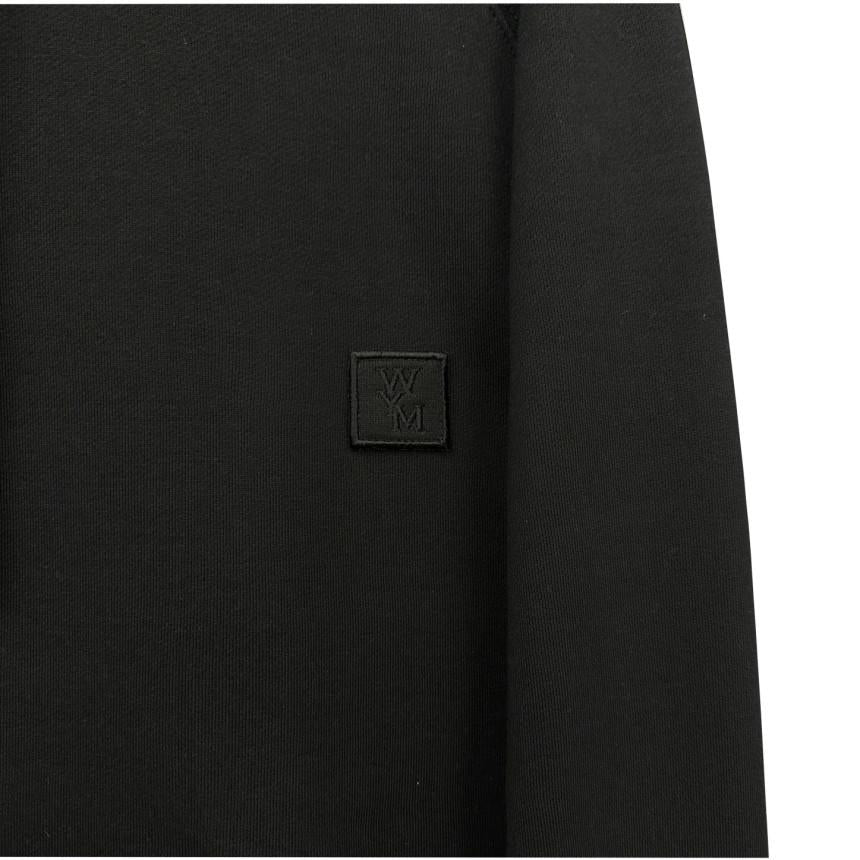 WOOYOUNGMI New Back Logo Hooded T-Shirt Black Men