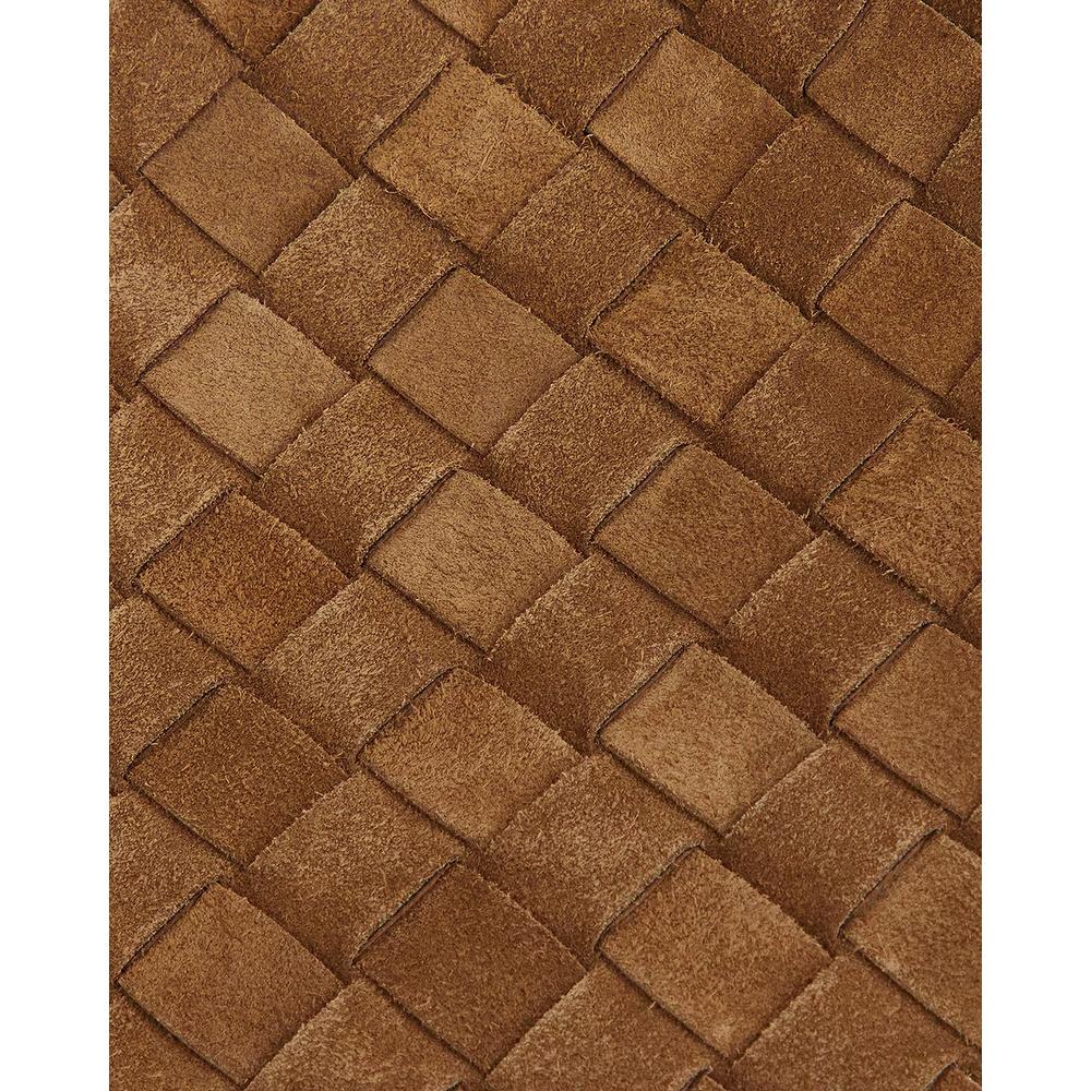 Bottega Veneta Campana Large Shoulder Bag Brown Leather