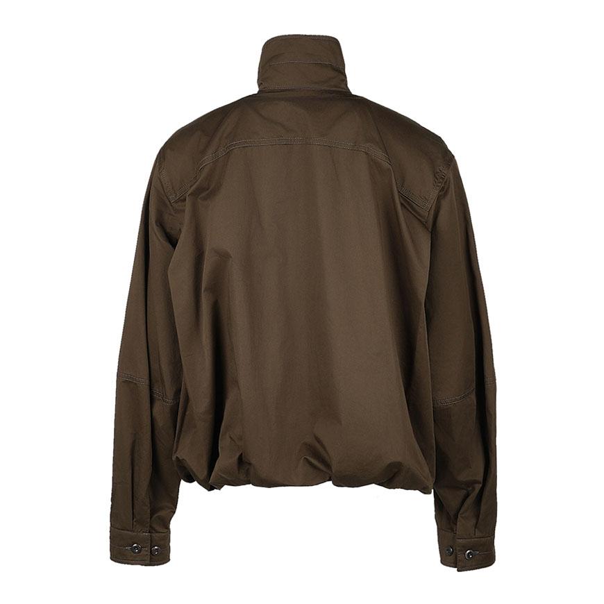 Lemaire Women’s Soft Pleated Blouson Jacket Gray