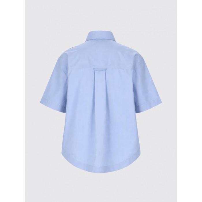 AMI Men's Cotton Wide Fit Short Sleeve Shirt