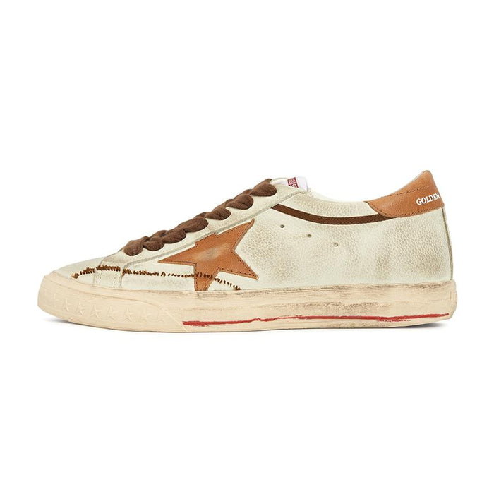 GOLDEN GOOSE Superstar Men’s Low-Top Sneakers White Leather