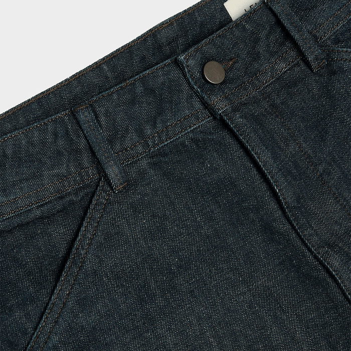 Lemaire Raw Denim Workwear Classic Pants for Men PA1102 LD068