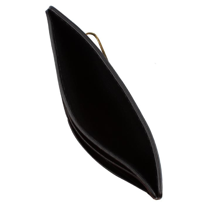 Versace Medusa Money Clip Card Holder Black Unisex