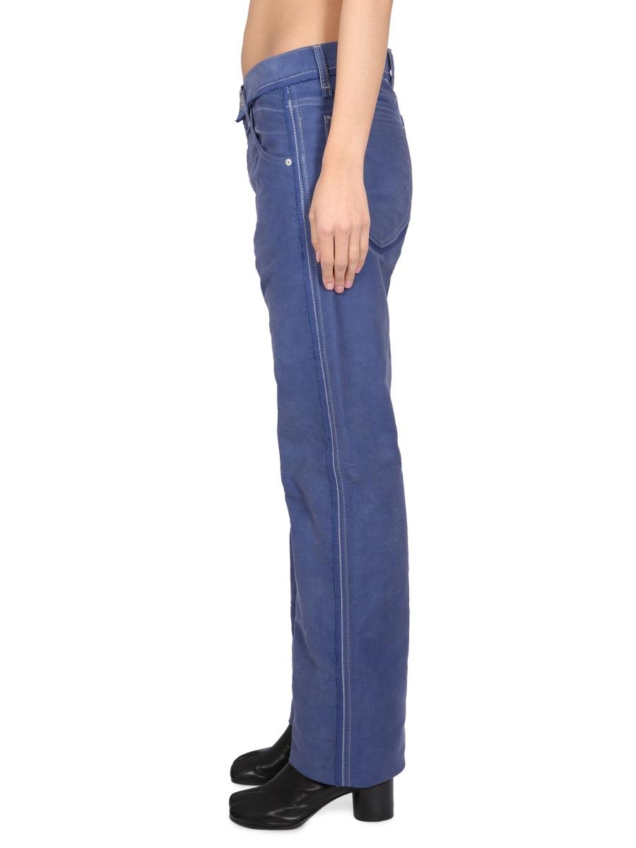 Maison Margiela Blue Denim Jeans Women’s Straight-Leg Pants