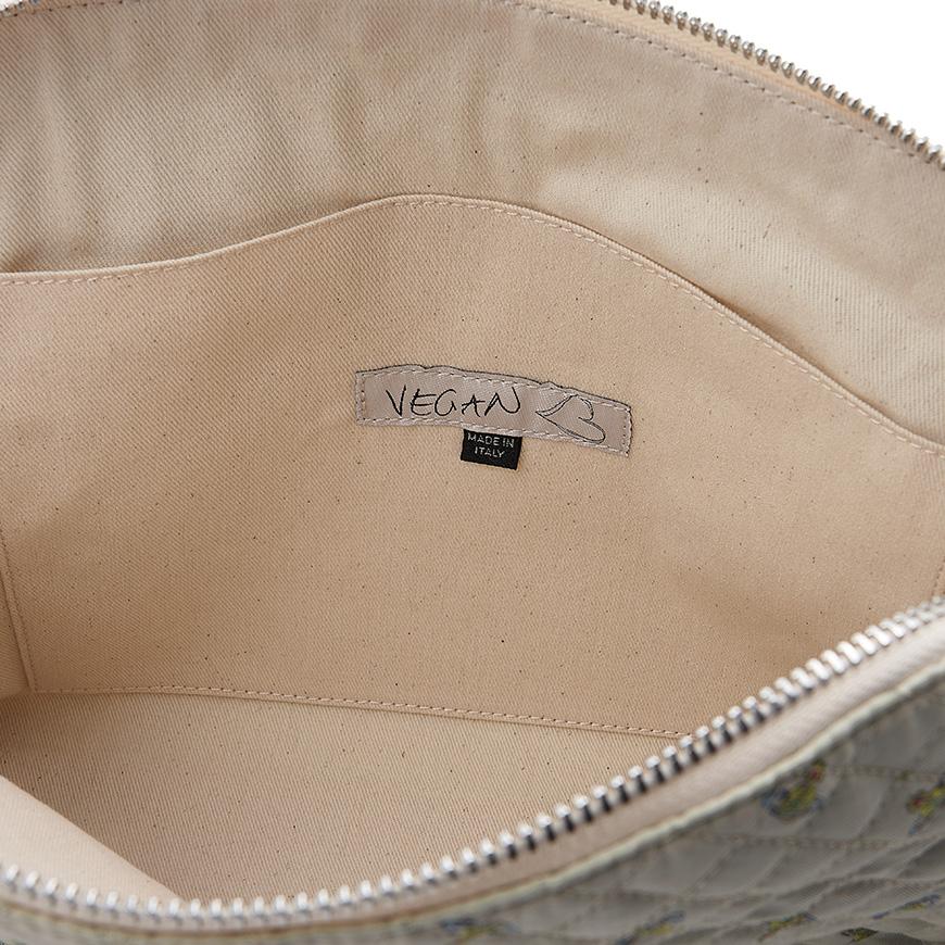 Vivienne Westwood Quilted Baby ORB Wash Bag Pouch White