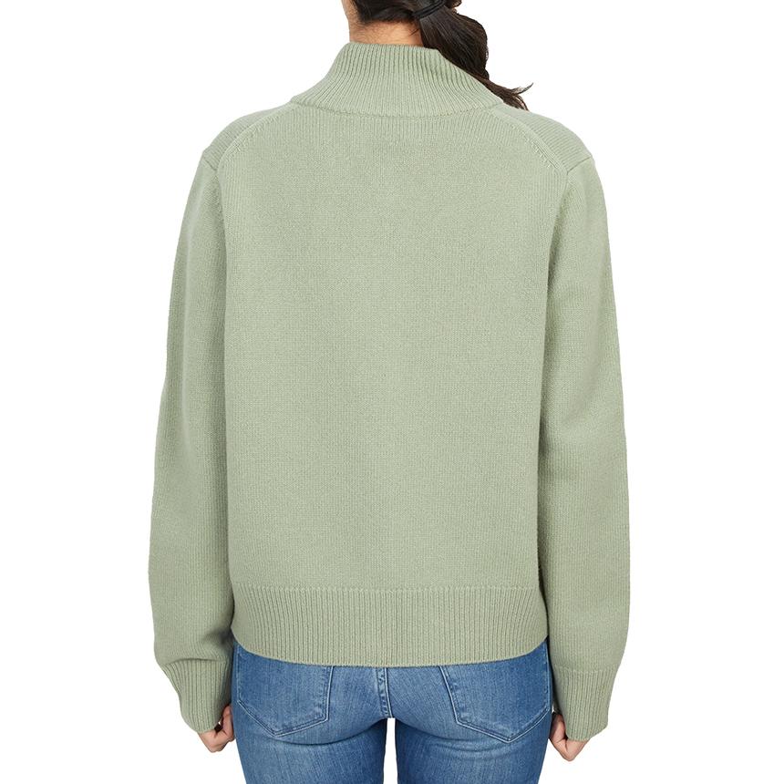 Maison Kitsune Fox Head Wool Cardigan Grey Unisex NW00509 KM0329 0396