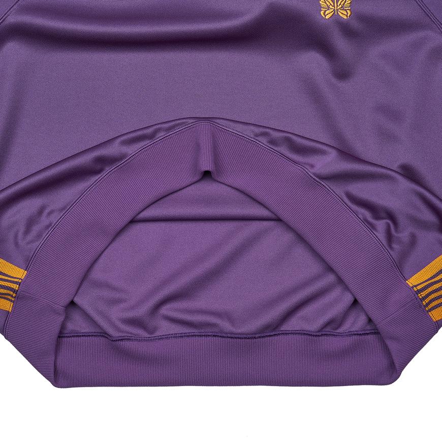 NEEDLES Men’s Track Crewneck T-Shirt QV306C PURPLE