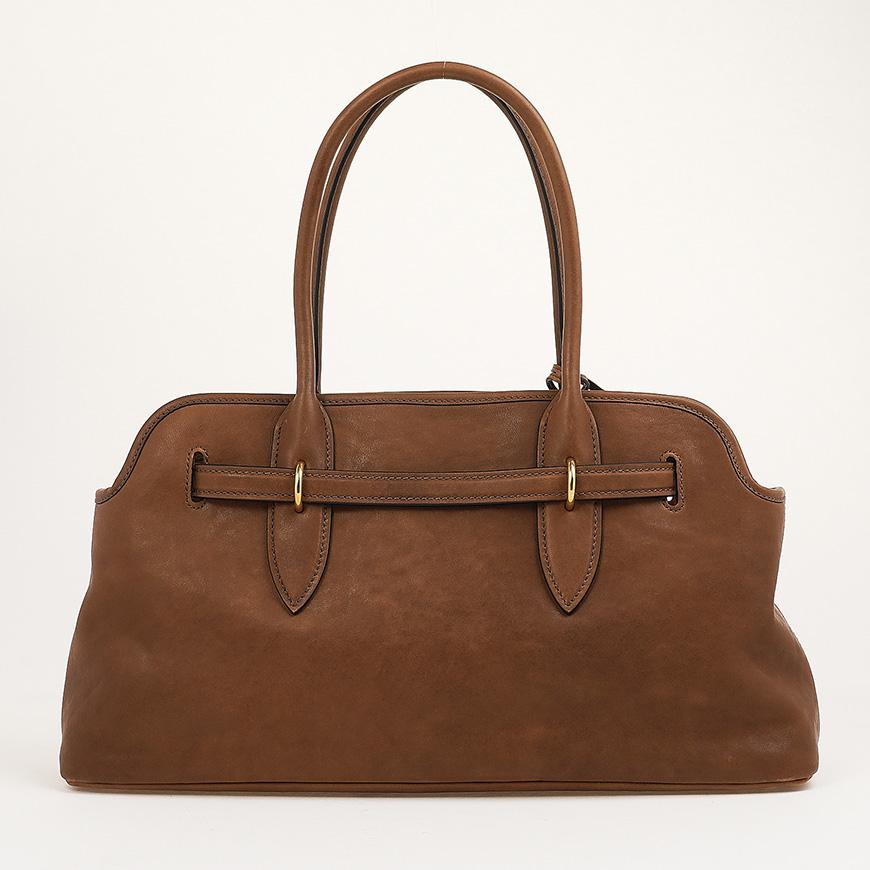 Miu Miu Avant-Garde Nappa Leather Tote Bag Black