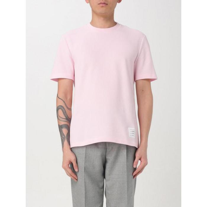 THOM BROWNE Classic 4-Bar Pique Cotton T-Shirt