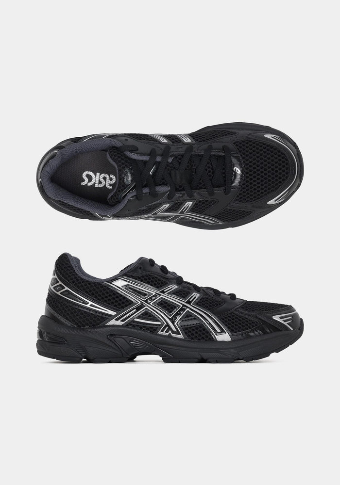 Asics Black Pure Silver GEL-1130 Low-Top Sneakers
