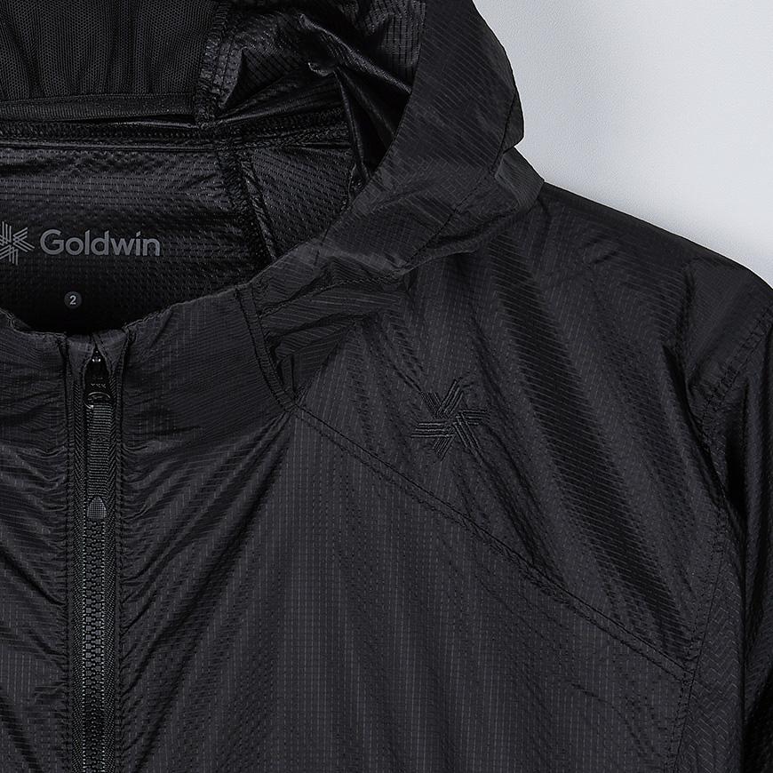 GOLDWIN Men’s Airy Shell Windbreaker Jacket GM15103 BK