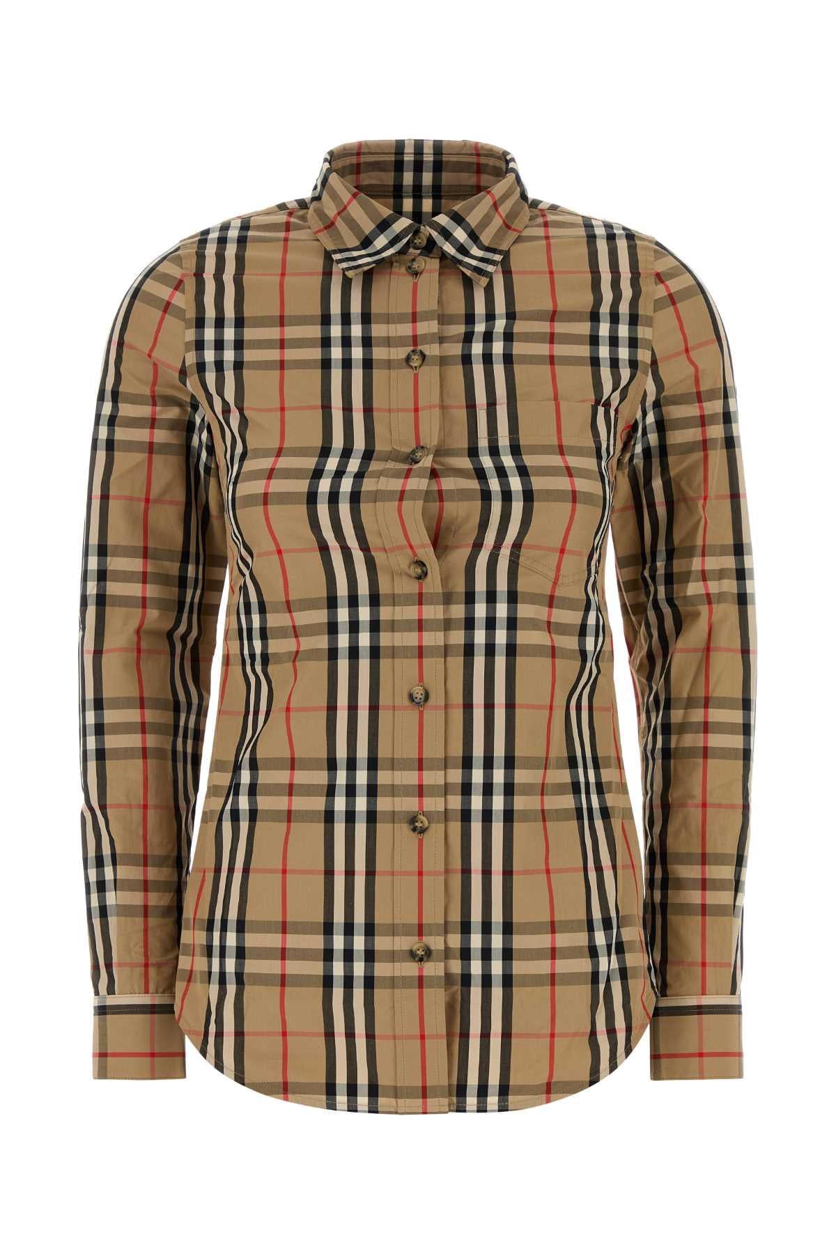 BURBERRY Long Sleeve Button-Up Shirt A7028