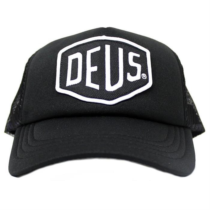 Deus Ex Machina Baylands Trucker Mesh Cap Black