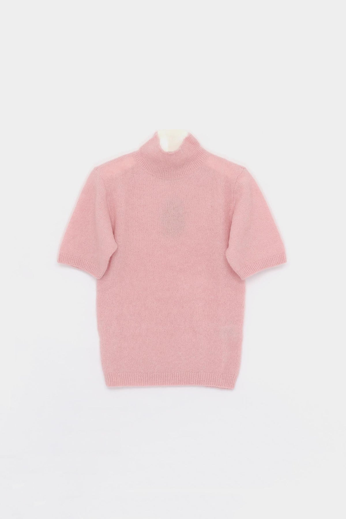 A.P.C. Eddy Alpaca Wool Blend Short-Sleeve Turtleneck Sweater W WPABE F23343 FAA
