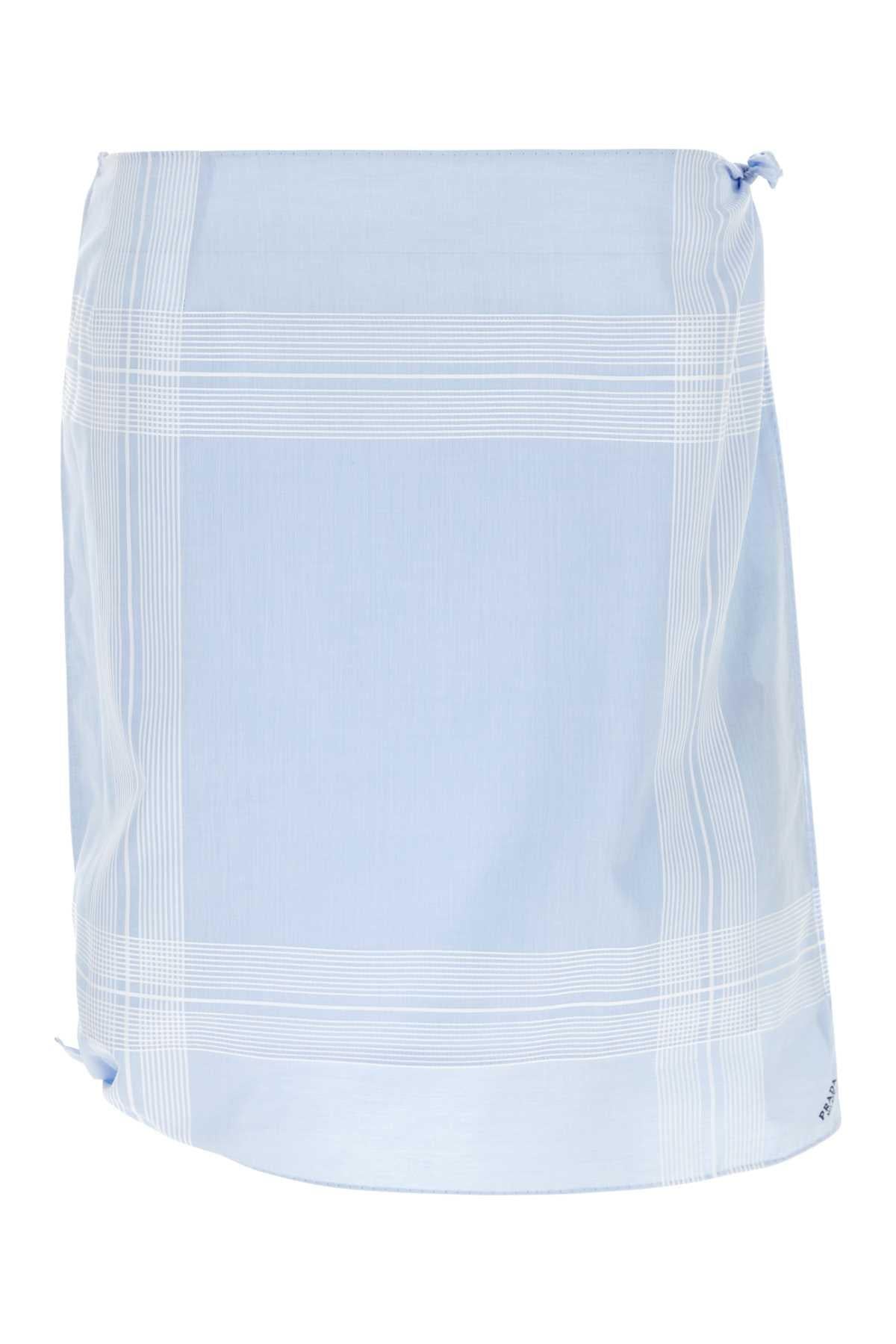 PRADA Black Wool Mini Skirt