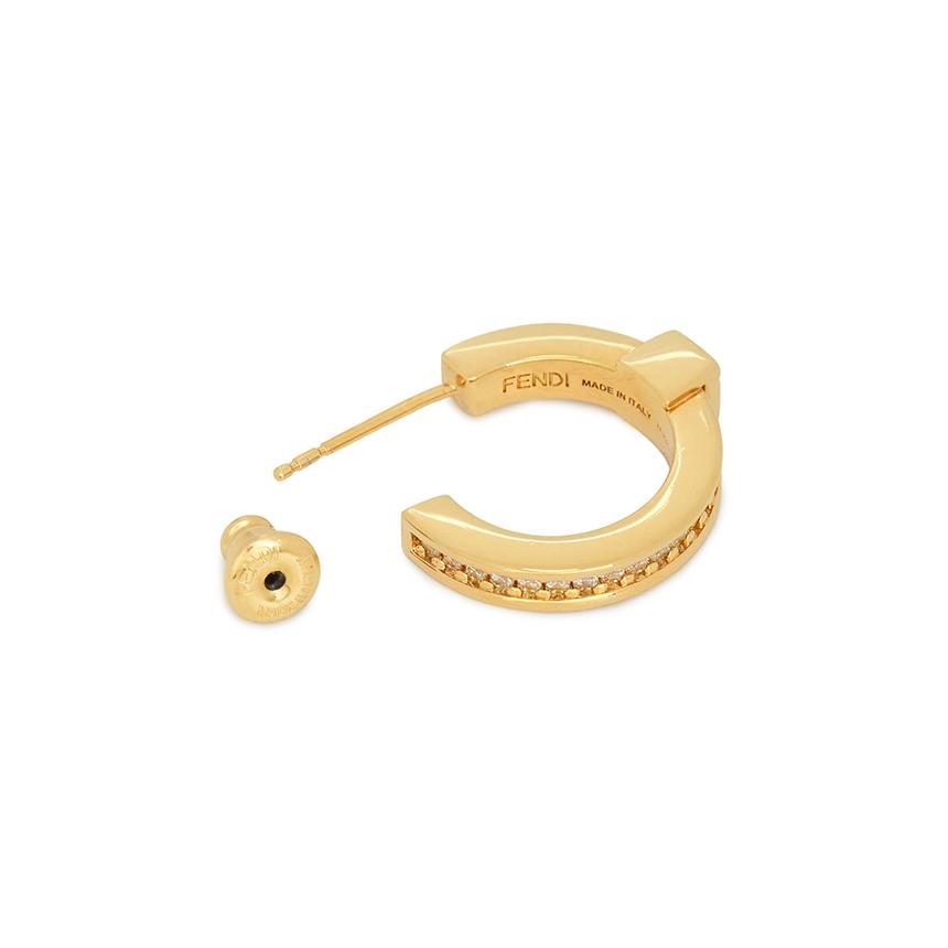 FENDI Forever Women’s Hoop Earrings 8AL216 ATEP F089U