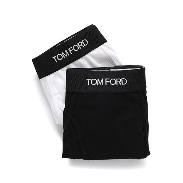 TOM FORD Black Cotton Boxer Briefs 2-Pack Men’s Underwear