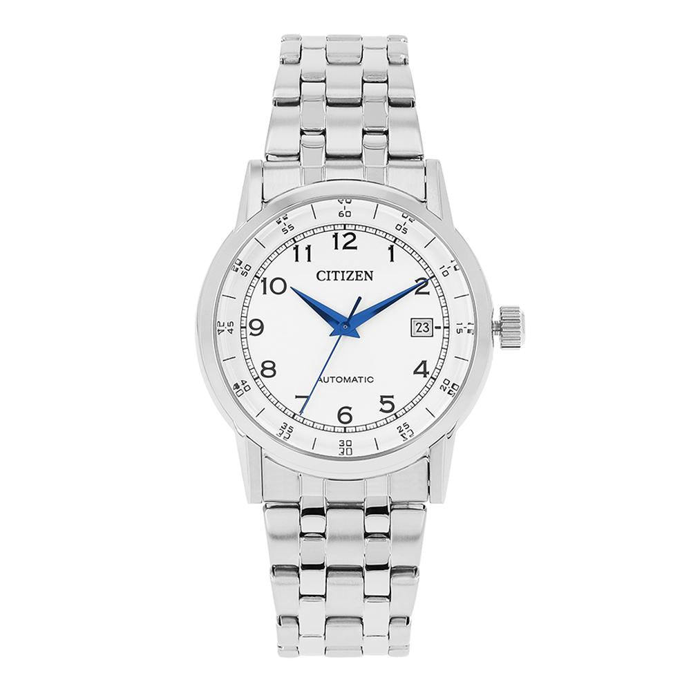 CITIZEN Silver Stainless Steel Men's Watch NJ0210 56A