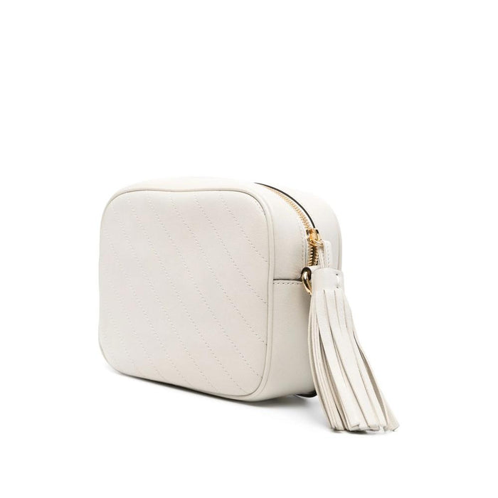 GUCCI Blondie Small Leather Crossbody Shoulder Bag White