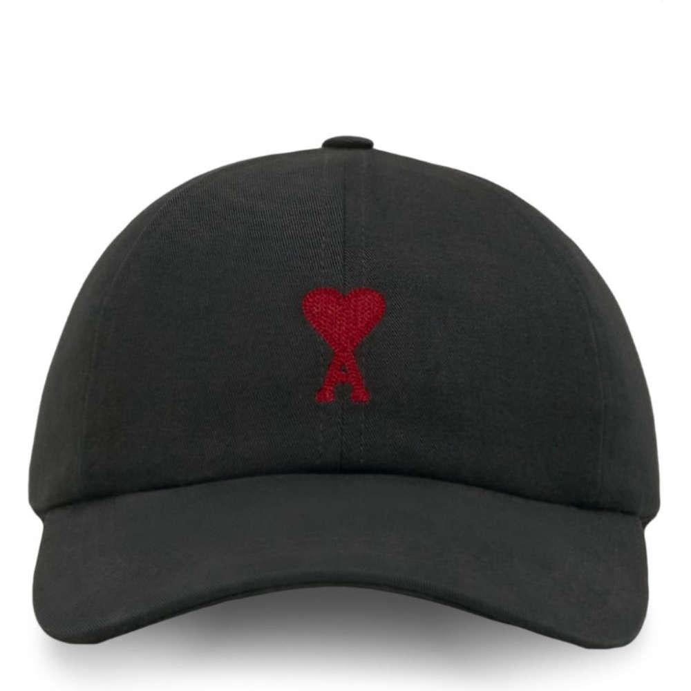AMI Heart Logo Black Baseball Cap