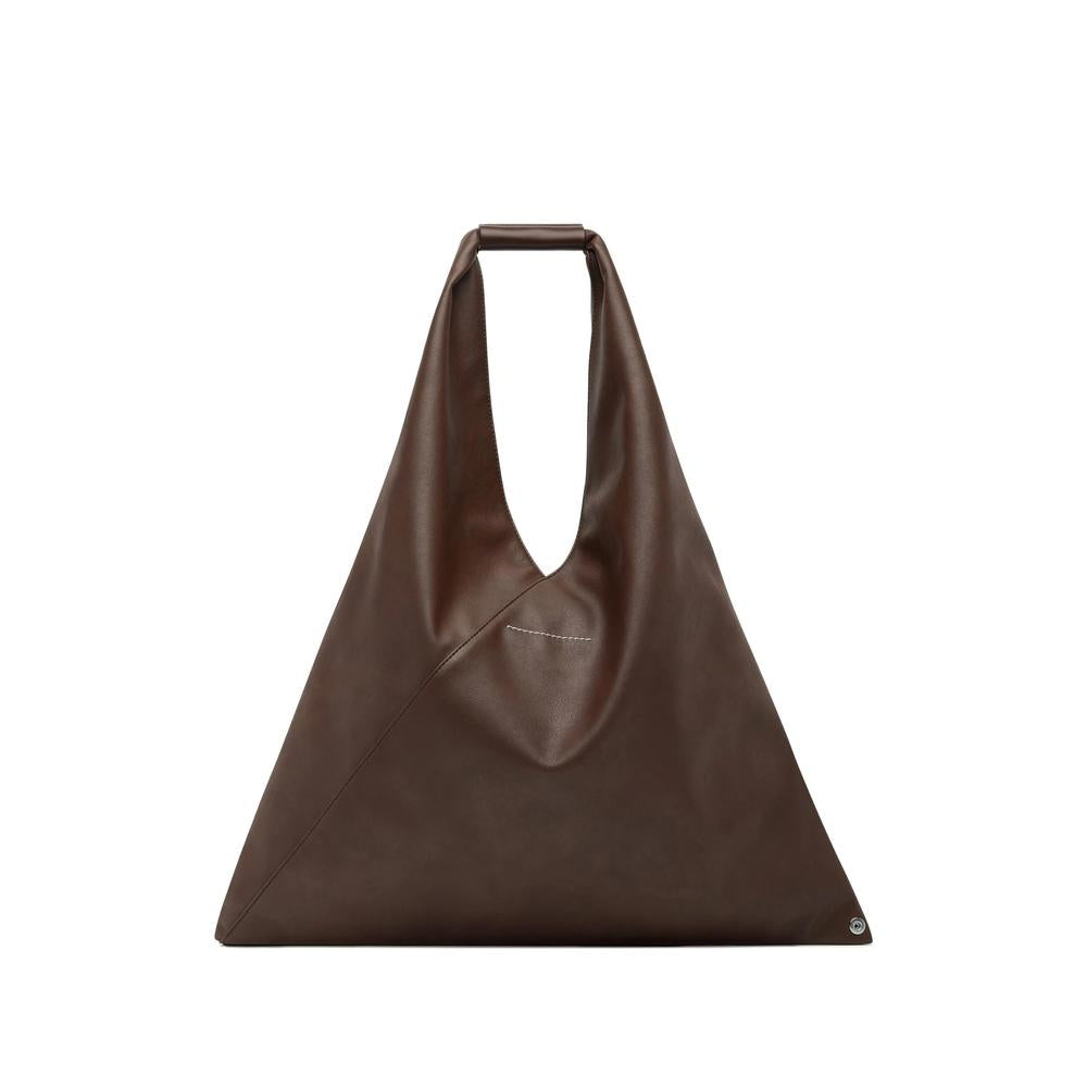 Maison Margiela Black Leather Tote Bag