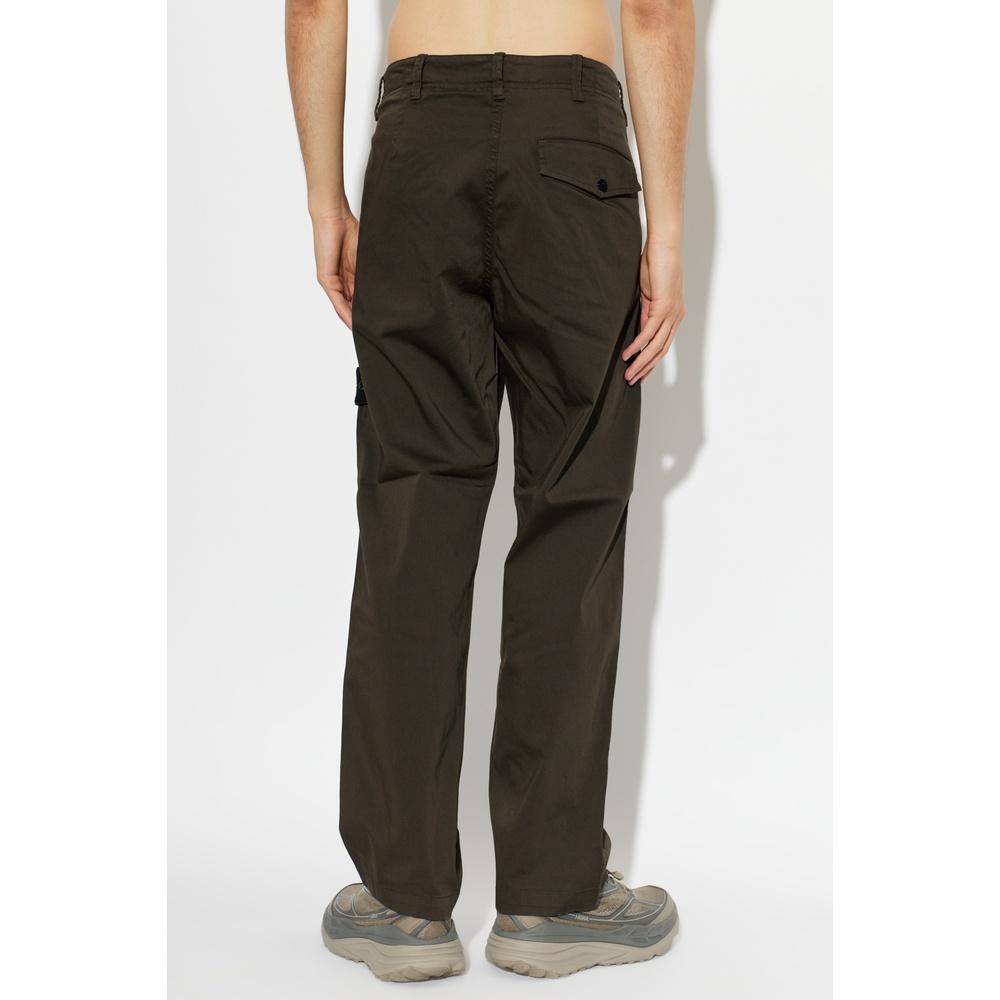 STONE ISLAND Logo Patch Classic Pants Men’s V0078