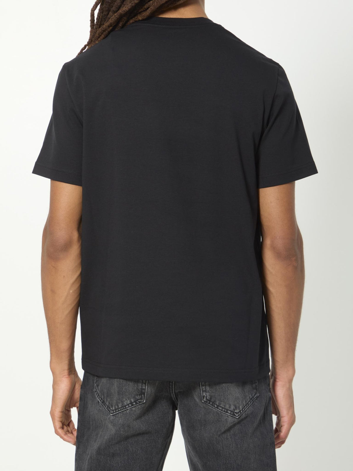 Moncler Black Cotton Short Sleeve T-Shirt